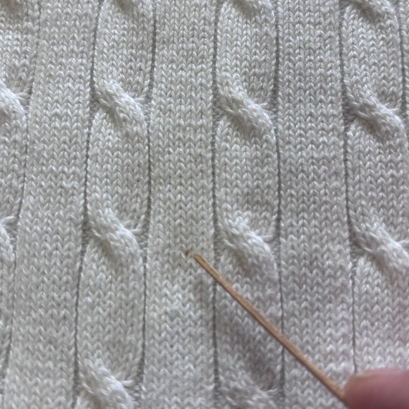 Eddie Bauer made in Australia white knit cardigan cotton blend size L-read descr - Picture 13 of 16